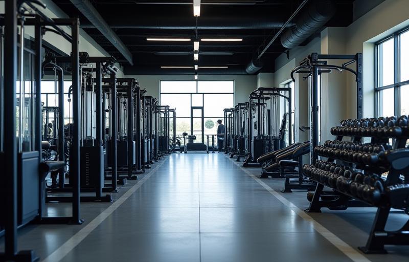 Fitness equipment area